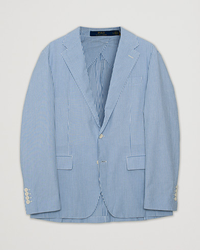 Polo Ralph Lauren Seersucker Sportcoat Bright Blue