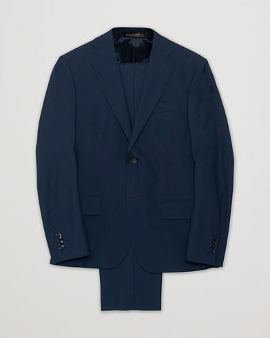 Oscar Jacobson Edmund Wool Suit Blue