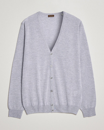  Merino Zegna Knitted Cardigan Light Grey