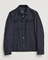  Cashmere Overshirt Navy