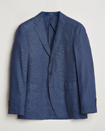  Wool Dogtooth Sportcoat Navy/Blue