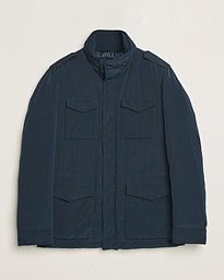  Soft Nylon Field Jacket Navy