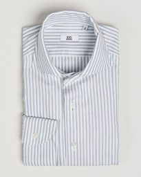  Microstripe Cashmere Shirt Light Blue