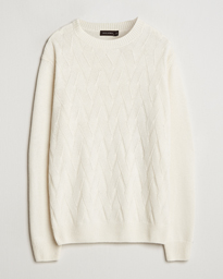  Aston Wool/Cashmere Knitted Roundneck Off White