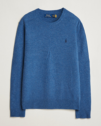  Cotton/Wool Pullover Blue Salt Heather