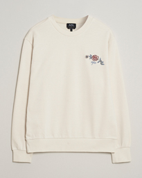  Tyle Embroidered Sweatshirt Ecru