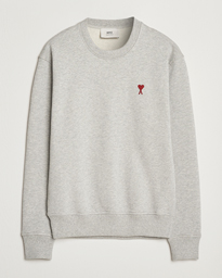  Heart Logo Sweatshirt Heather Ash Grey