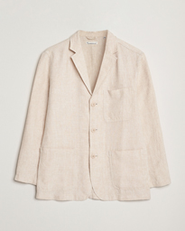  Linen Blazer Light Feather Grey