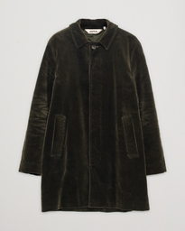 Aspesi Corduroy Coat Dark Green