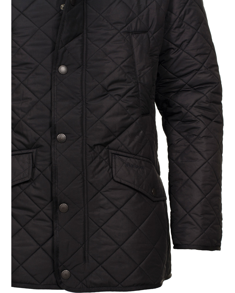 Barbour Bardon Quilt Jacket Black CareOfCarl