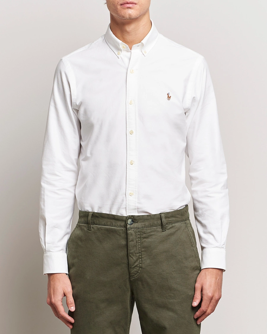 Herre | Oxfordskjorter | Polo Ralph Lauren | Slim Fit Shirt Oxford White