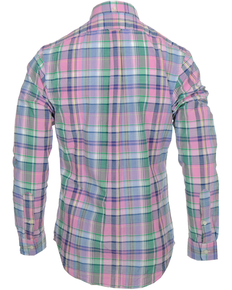 Herre | Gamle produktbilleder | Polo Ralph Lauren | Slim Fit Shirt Check Pink/Blue