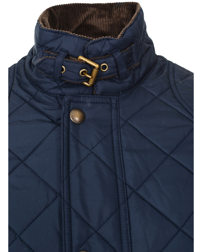 Polo Ralph Lauren Cadwell Quilted Bomber Aviator Navy CareOfCarl