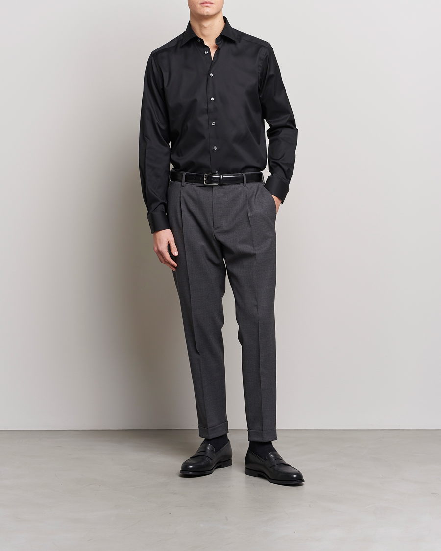 Herre |  | Eton | Contemporary Fit Shirt Black