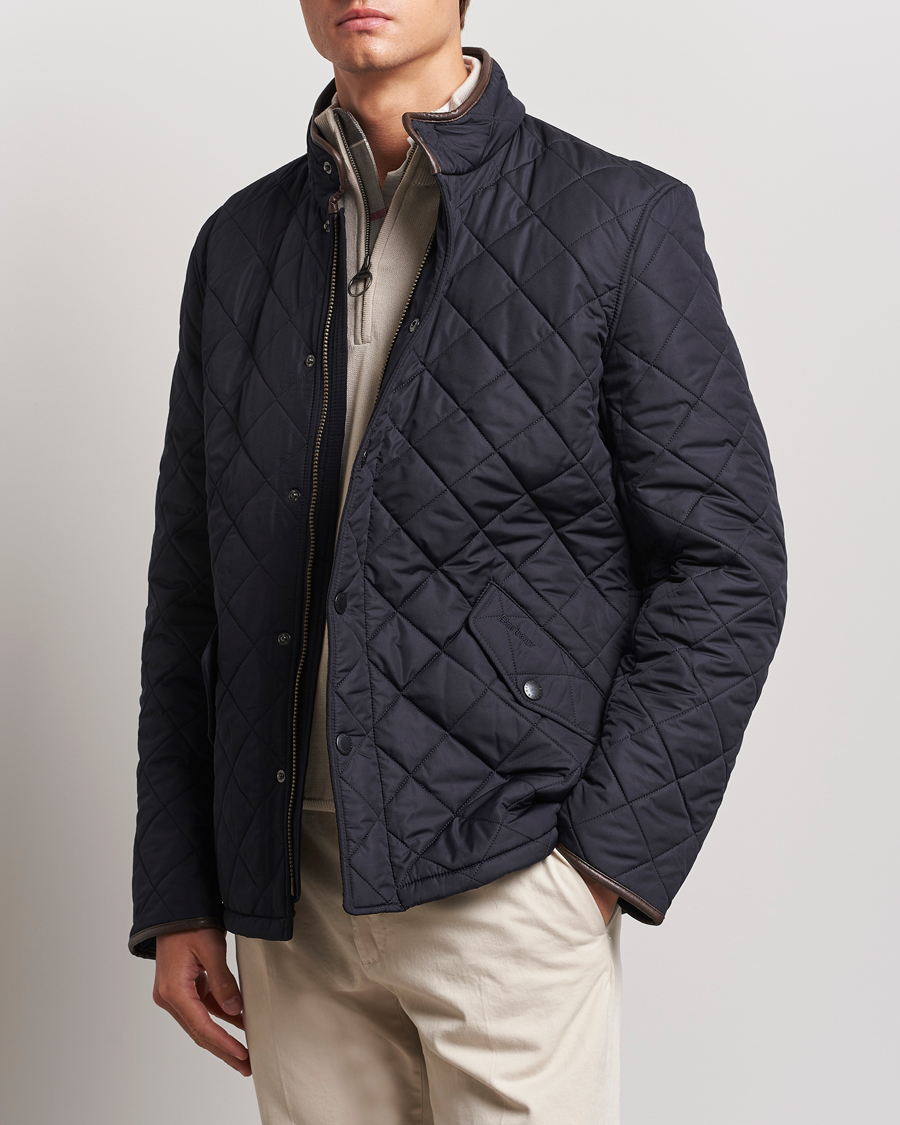 Herre |  | Barbour Lifestyle | Powell Quilted Jacket Navy