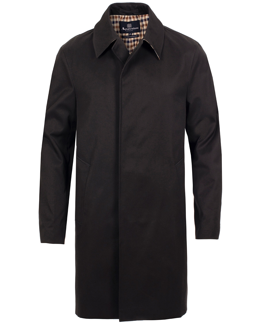 Aquascutum Broadgate Raincoat Black CareOfCarl.dk