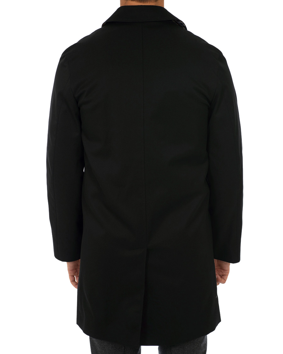 Aquascutum Broadgate Raincoat Black CareOfCarl.dk