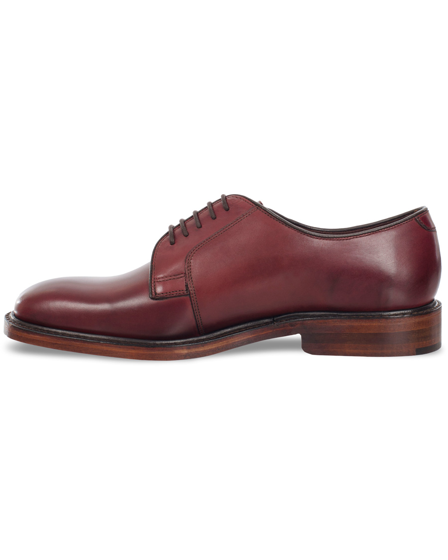 Loake 1880 Perth Derby Burgundy Burnished Calf - CareOfCarl.dk