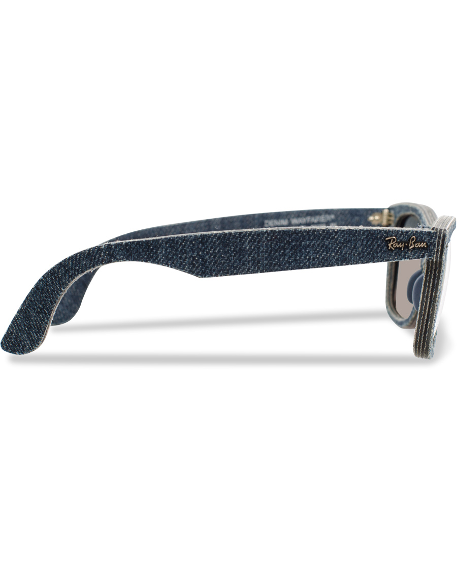 Herre | Ray-Ban Original Wayfarer Sunglasses Jeans/Grey/Green | Ray-Ban | Original Wayfarer Sunglasses Jeans/Grey/Green