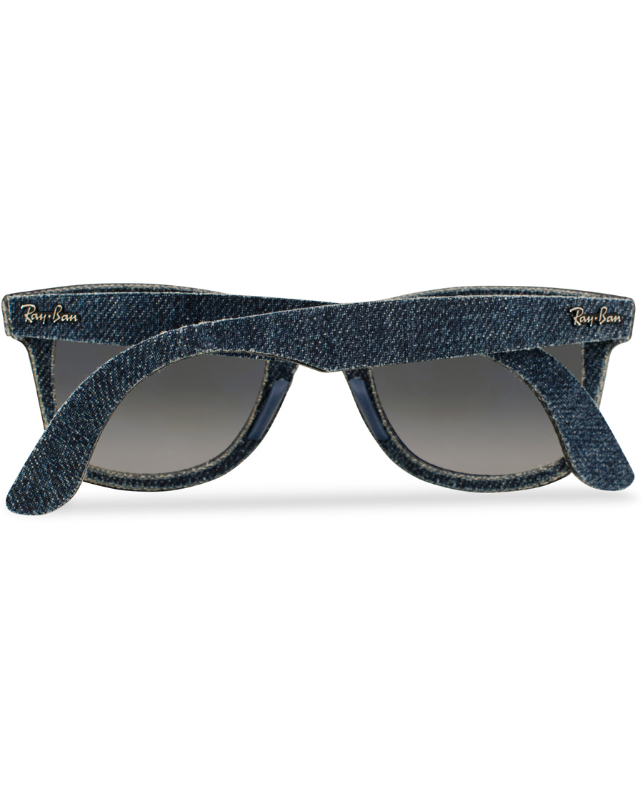 Herre | Ray-Ban Original Wayfarer Sunglasses Jeans/Grey/Green | Ray-Ban | Original Wayfarer Sunglasses Jeans/Grey/Green