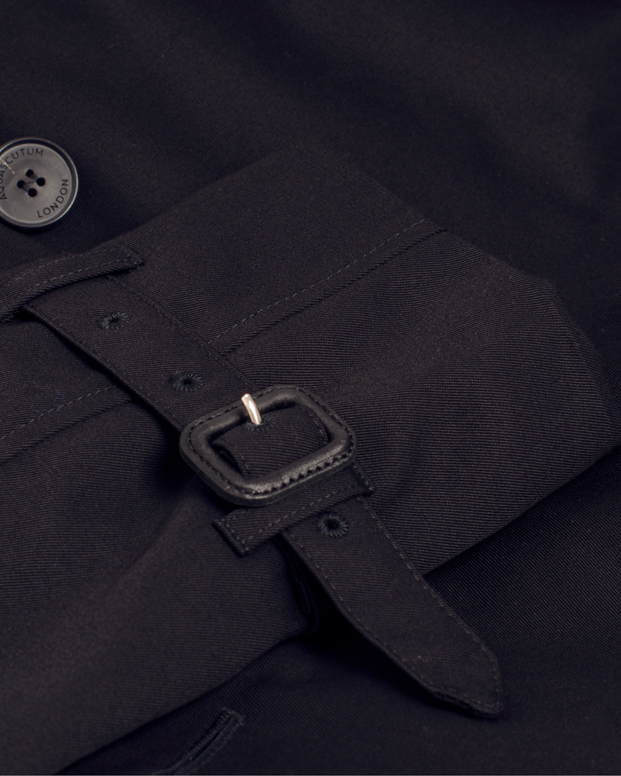 Herre | Jakker | Aquascutum | Corby Double Breasted Trenchcoat Navy