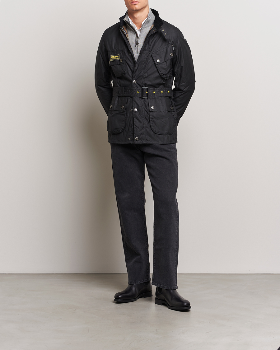 Barbour international slim deals