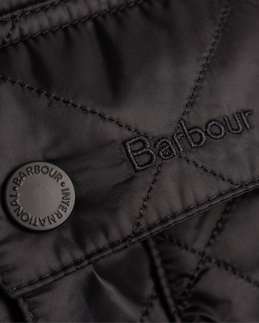 Barbour International Windshield Quilt Jacket Black CareOfCarl