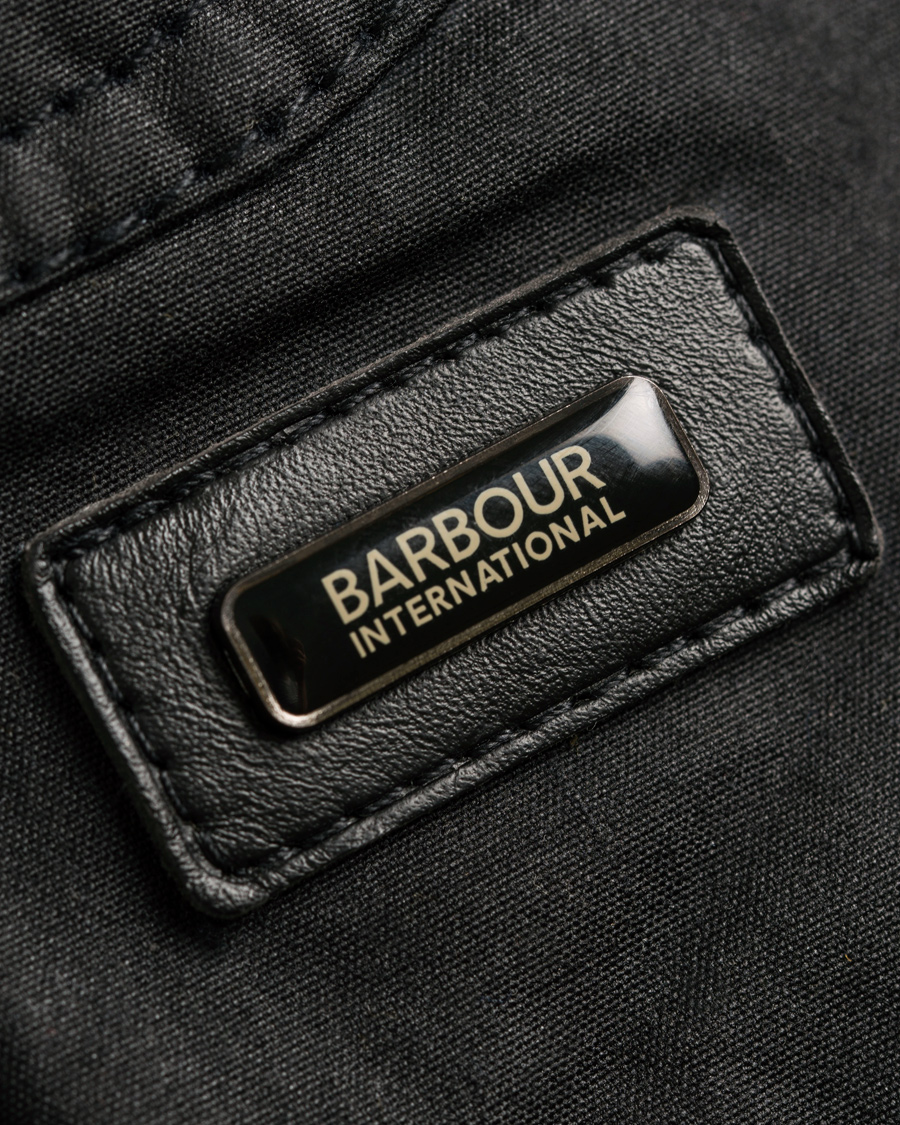 Shops barbour international gauge wax jacket