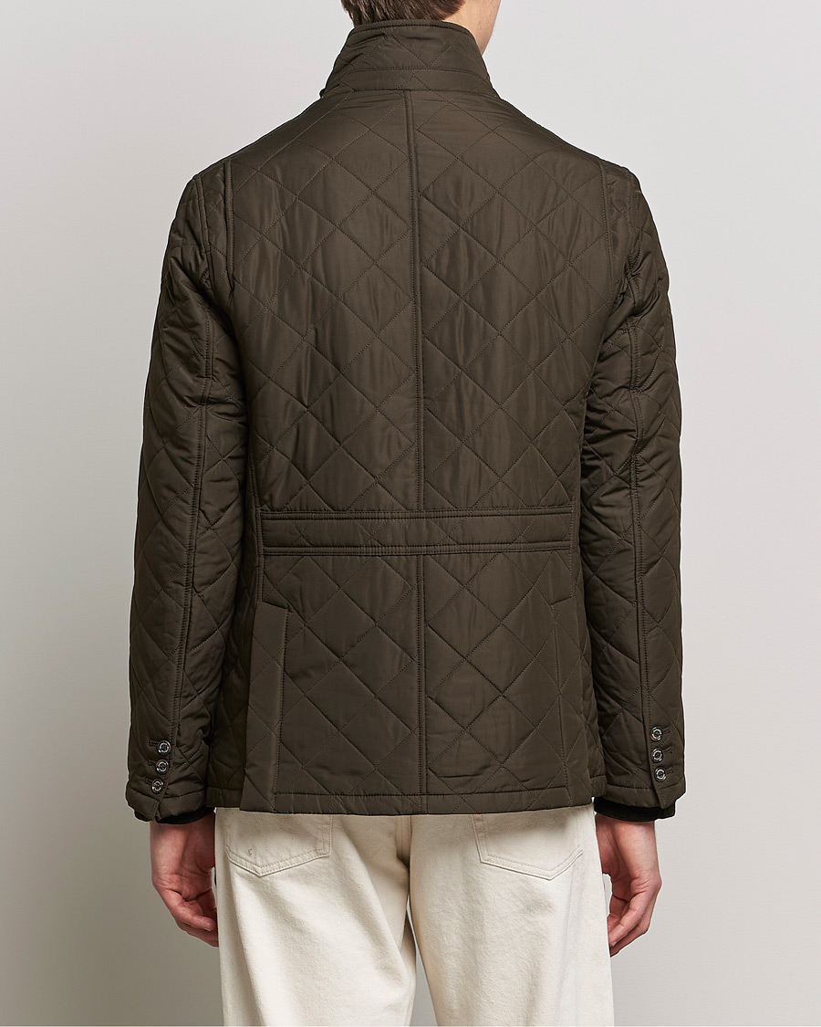 Barbour quilted cheap lutz olive