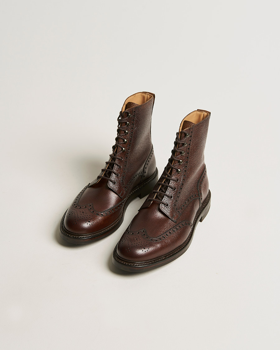 Herre |  | Crockett & Jones | Islay Boot Dark Brown Grained Calf