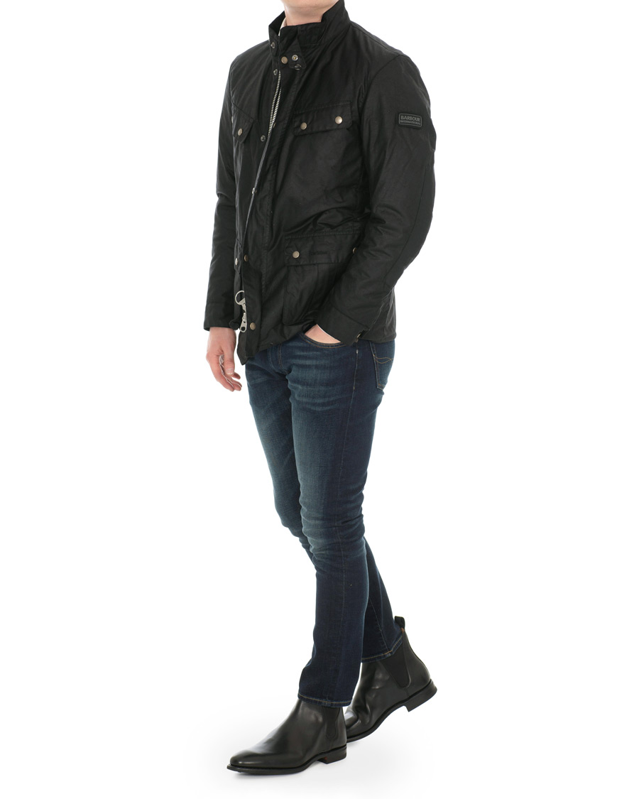 Herre | Crockett & Jones Chelsea 8 Boot Black Calf Rubber Sole | Crockett & Jones | Chelsea 8 Boot Black Calf Rubber Sole