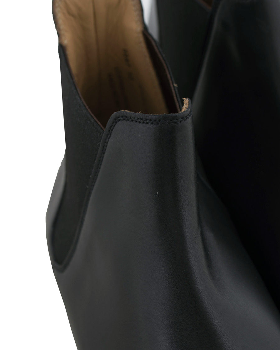 Herre | Crockett & Jones Chelsea 8 Boot Black Calf Rubber Sole | Crockett & Jones | Chelsea 8 Boot Black Calf Rubber Sole