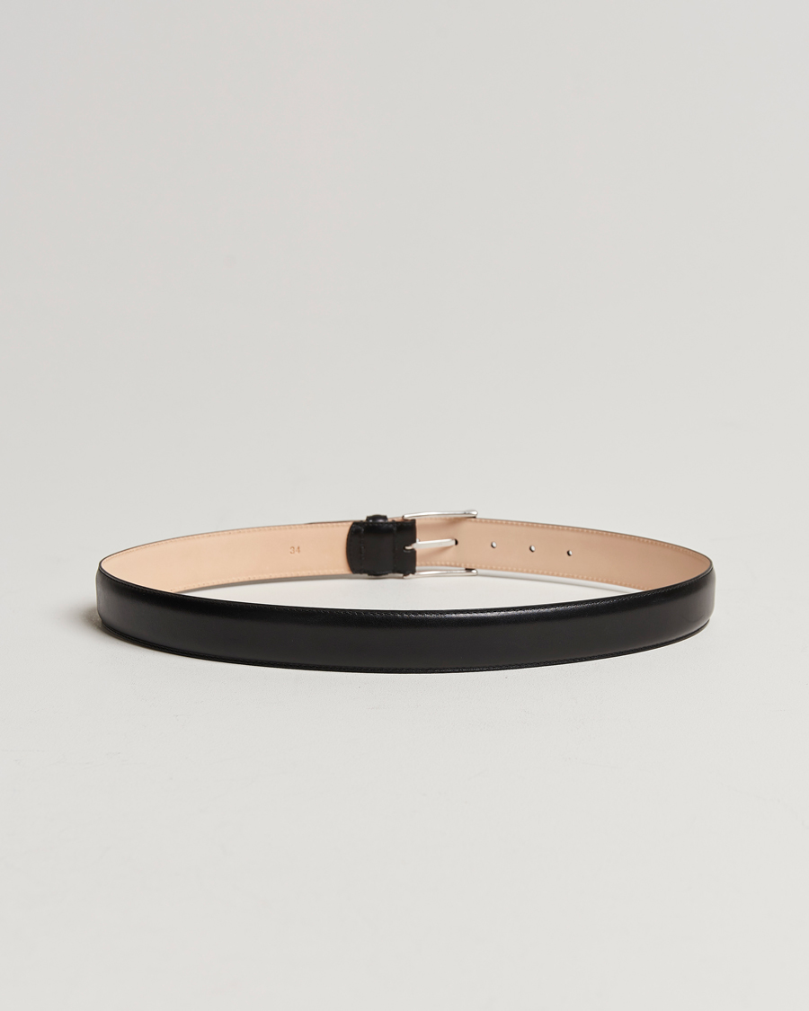 Herre | Gaver til særlige lejligheder | Crockett & Jones | Belt 3,2 cm Black Calf