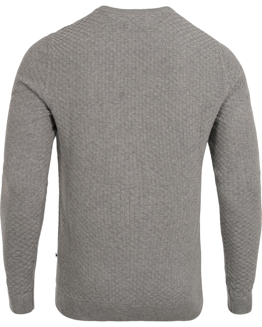 Herre | Trøjer | NN07 | Albert Cotton Sweater Light Grey Melange