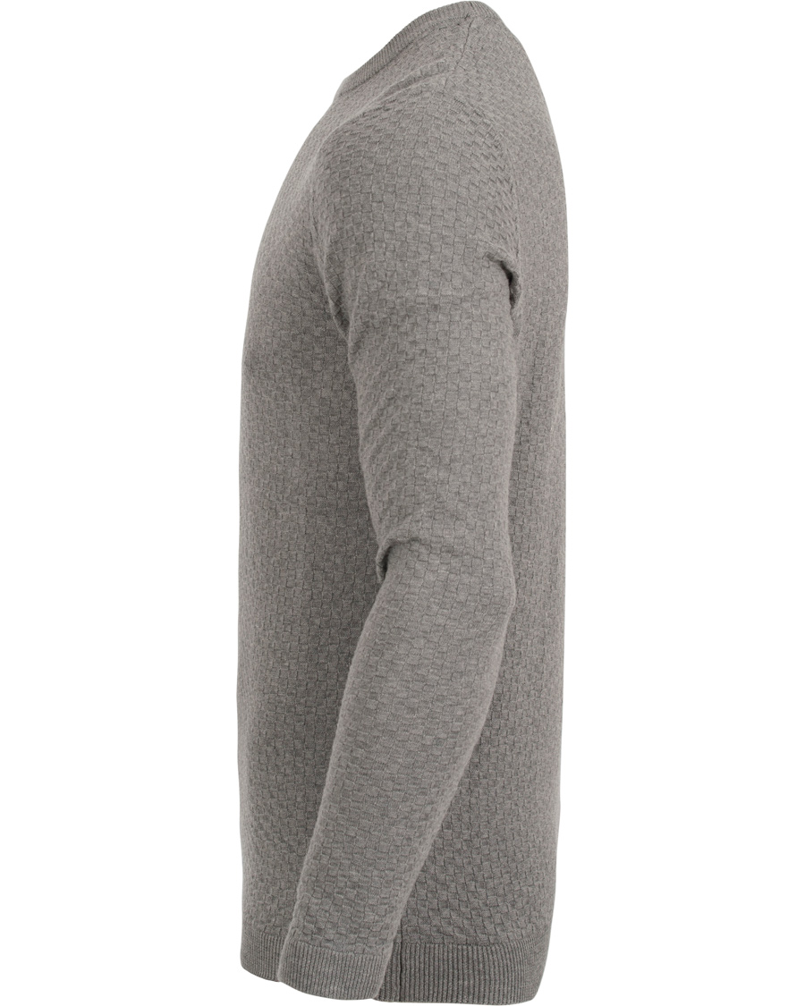 Herre | Trøjer | NN07 | Albert Cotton Sweater Light Grey Melange