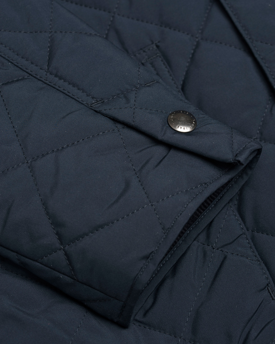 GANT The Central Pond Quilted Jacket Navy CareOfCarl