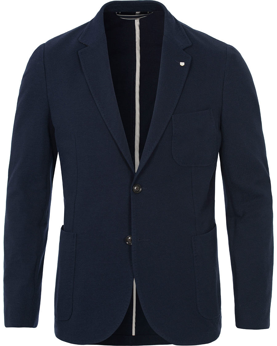 Herre | Blazere & jakker | GANT | The Jersey Weekender Fit Blazer Marine