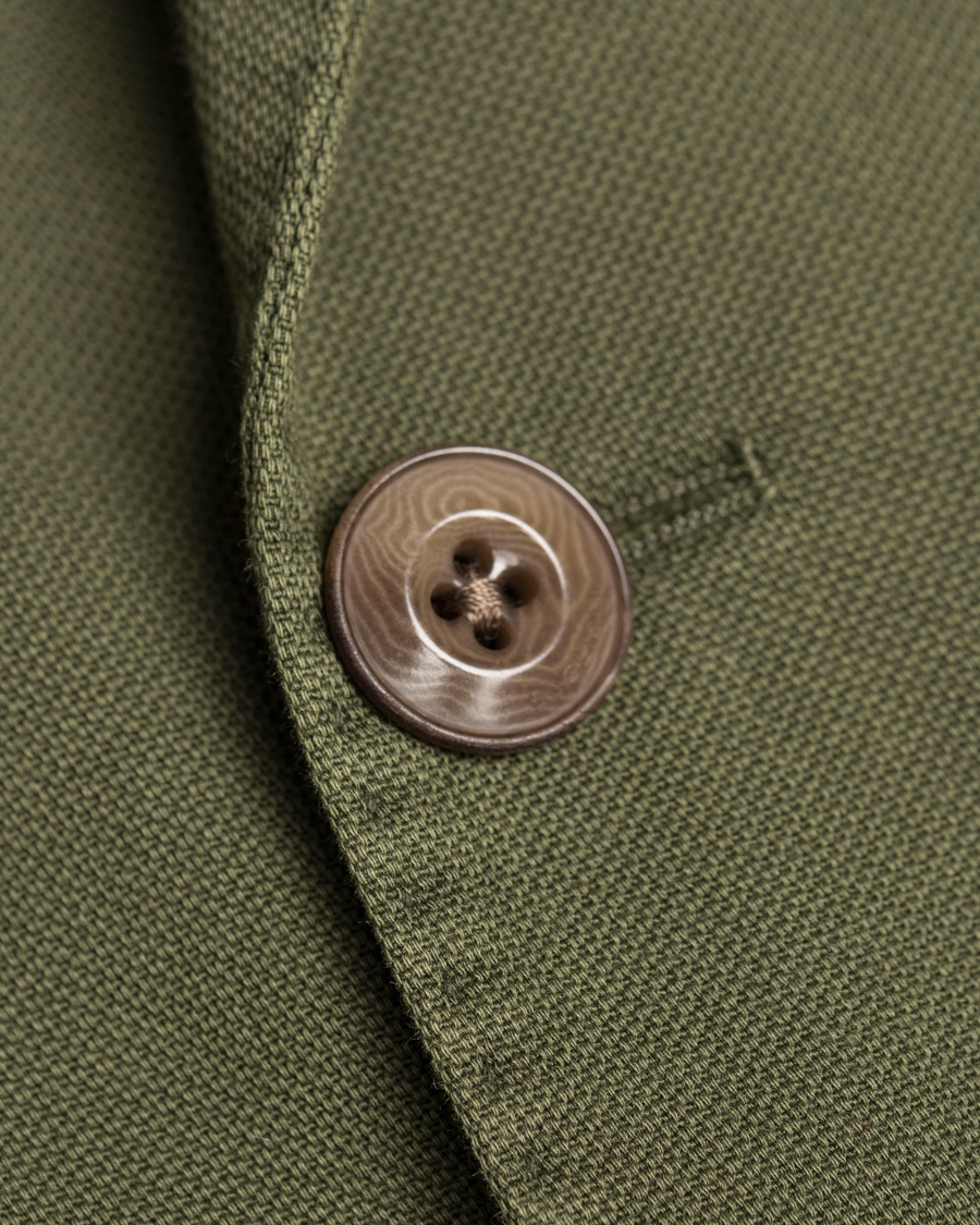 Herre | Blazere & jakker | Boglioli | Coat Patch Pocket Stretch Cotton Blazer Dark Green