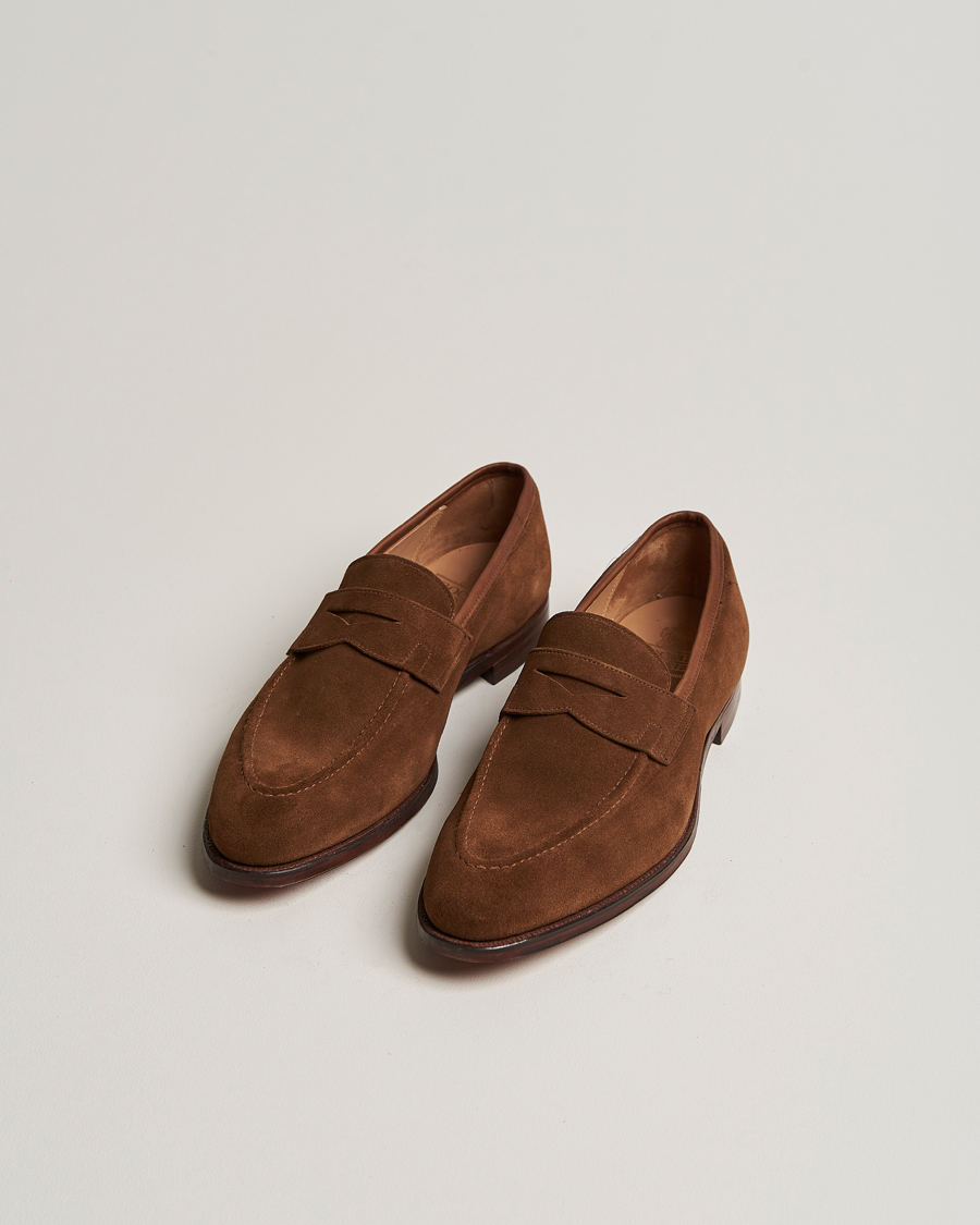 Herre | Loafers | Crockett & Jones | Sydney Loafer Snuff Suede