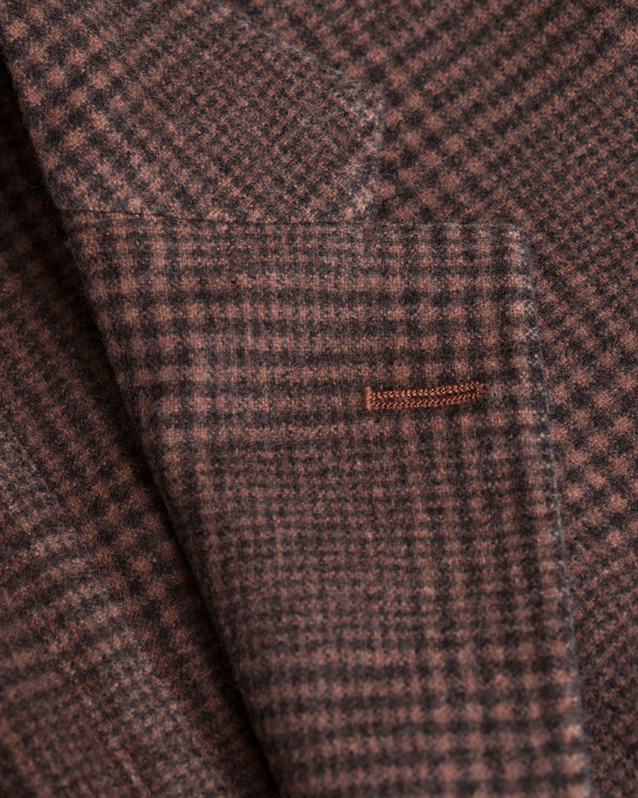 Herre | Blazere & jakker | Boglioli | Prince of Wales Wool K Jacket Blazer Orange
