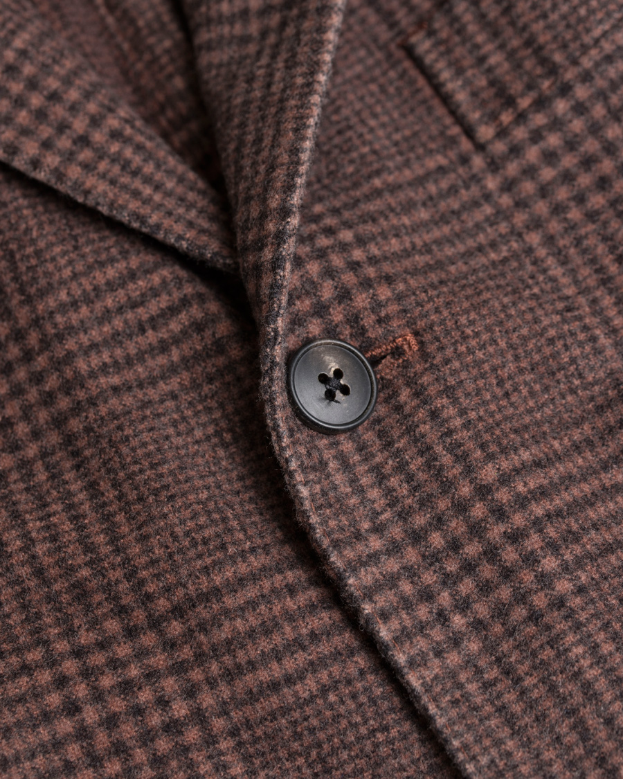 Herre | Blazere & jakker | Boglioli | Prince of Wales Wool K Jacket Blazer Orange
