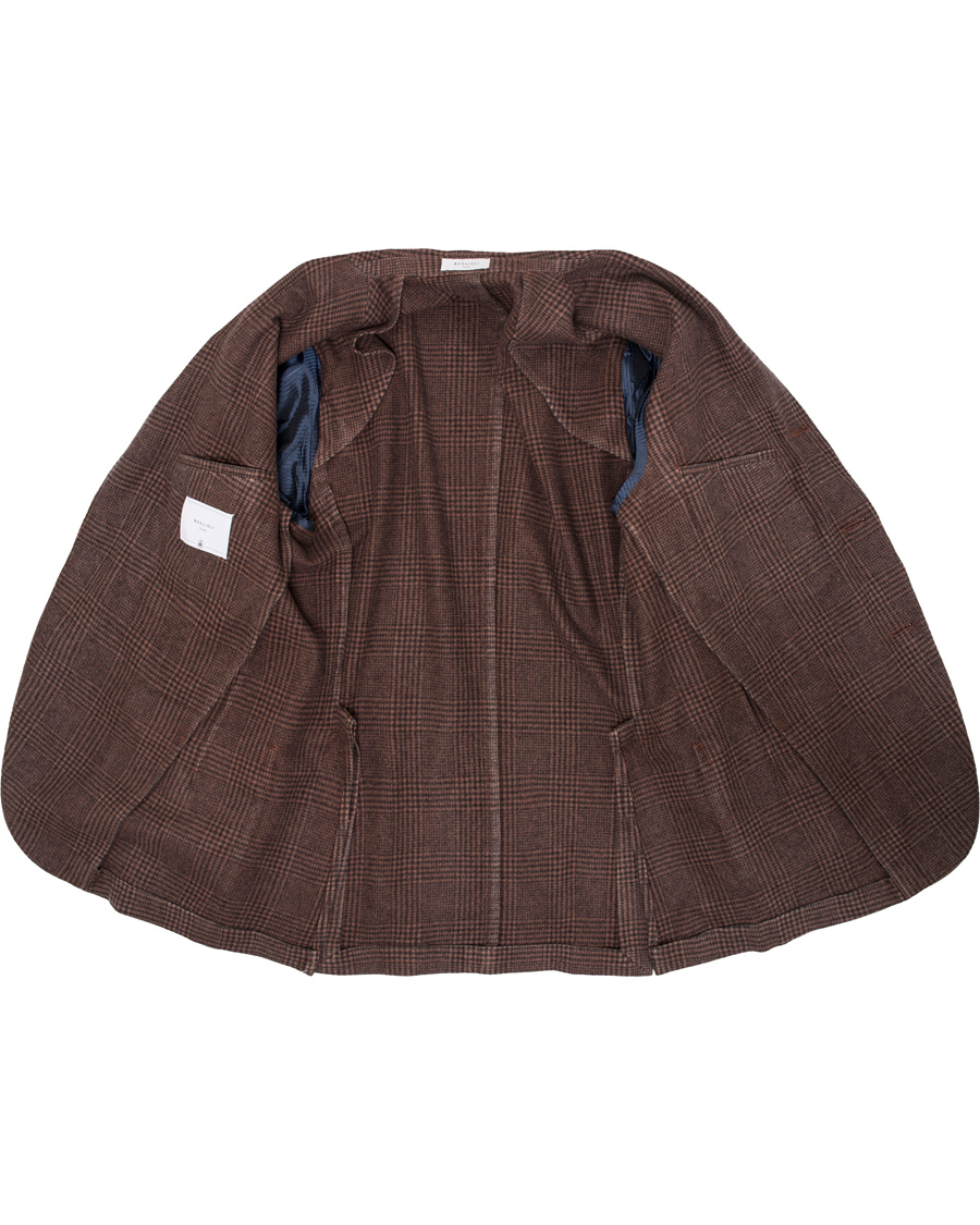 Herre | Blazere & jakker | Boglioli | Prince of Wales Wool K Jacket Blazer Orange