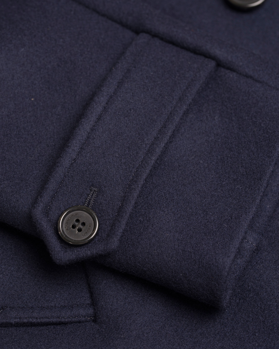 Aquascutum Logan Coat Navy CareOfCarl.dk