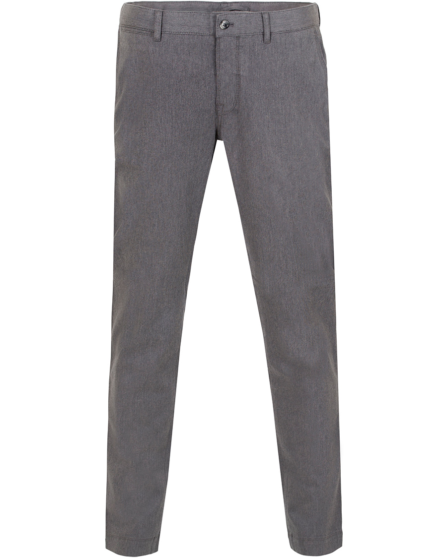 Herre | Bukser | J.Lindeberg | Chaze Flannel Twill Chino Grey Melange