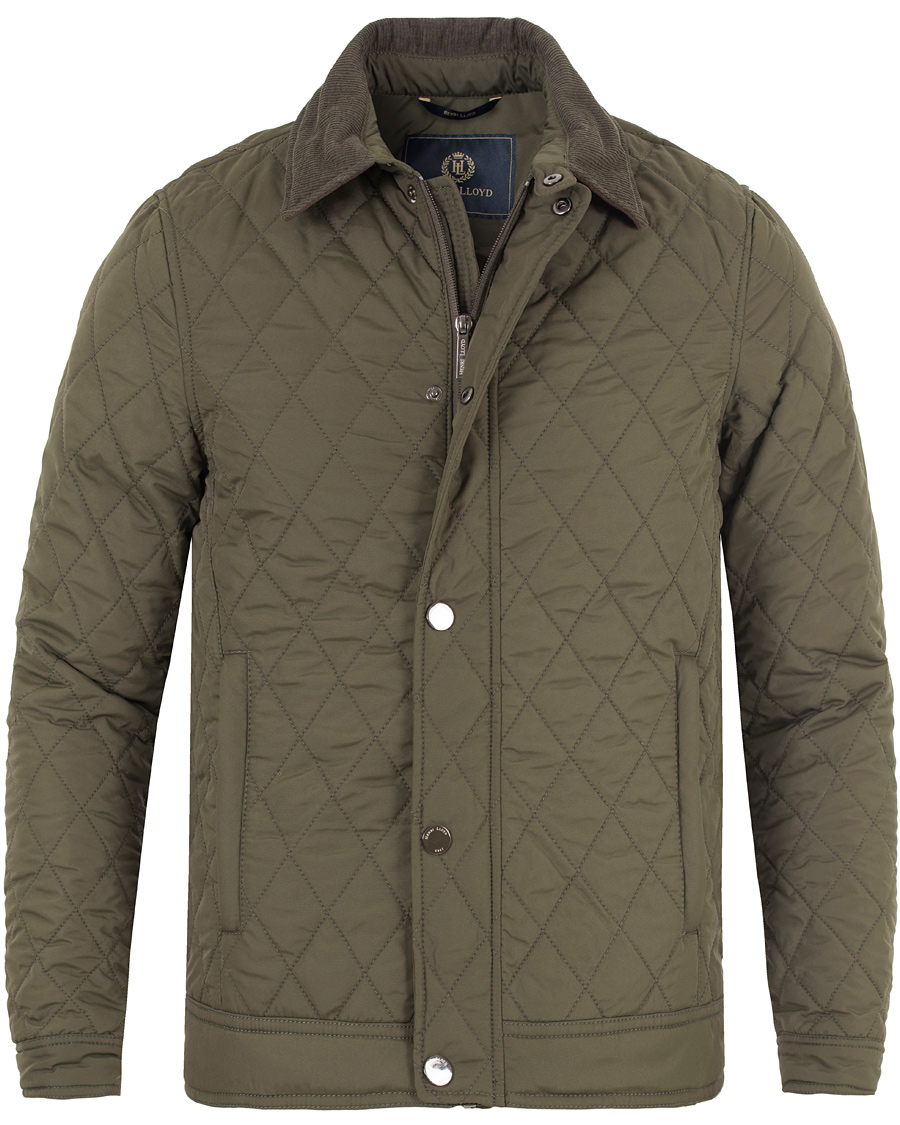 Henri Lloyd Quilted Jacket Forest Green CareOfCarl.dk