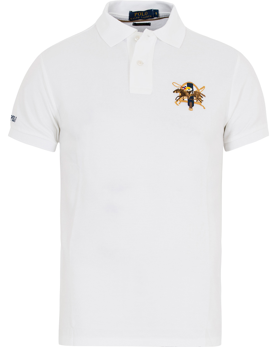 Polo Ralph Lauren Core Fit Crest Polo Shirt White CareOfCarl