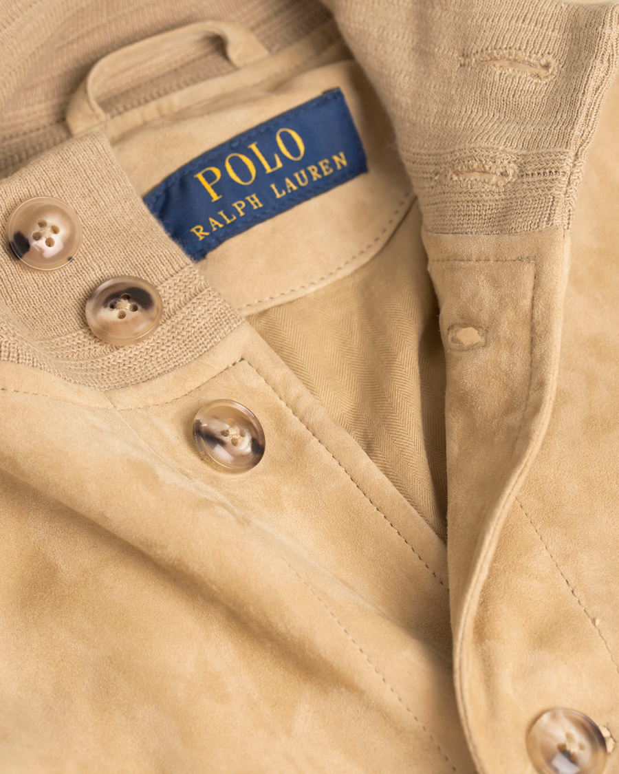 polo ralph lauren suede skeet jacket