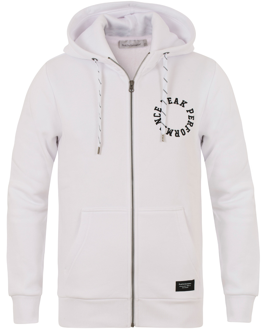 Peak performance logo hot sale zip hoodie