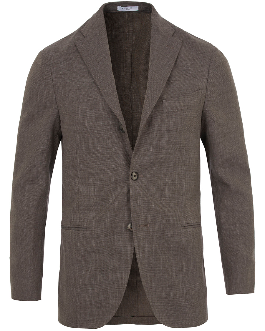 Herre | Blazere & jakker | Boglioli | K Jacket Stretch Wool Blazer Light Grey