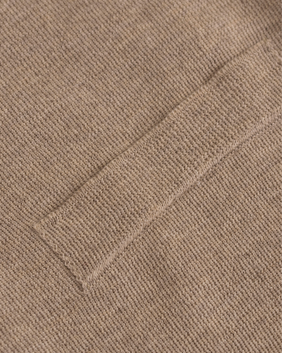Herre | Trøjer | Oscar Jacobson | Tailor Extrafine Merino Wool Waistcoat Beige